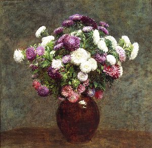 Asters in a Vase