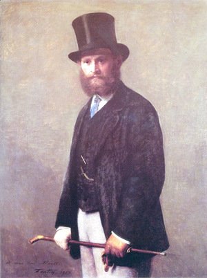 Ignace Henri Jean Fantin-Latour - Portrait of Edouard Manet 1867
